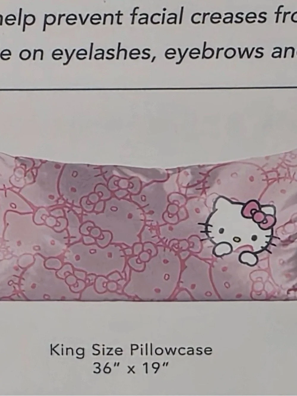 Hello Kitty satin pillowcase